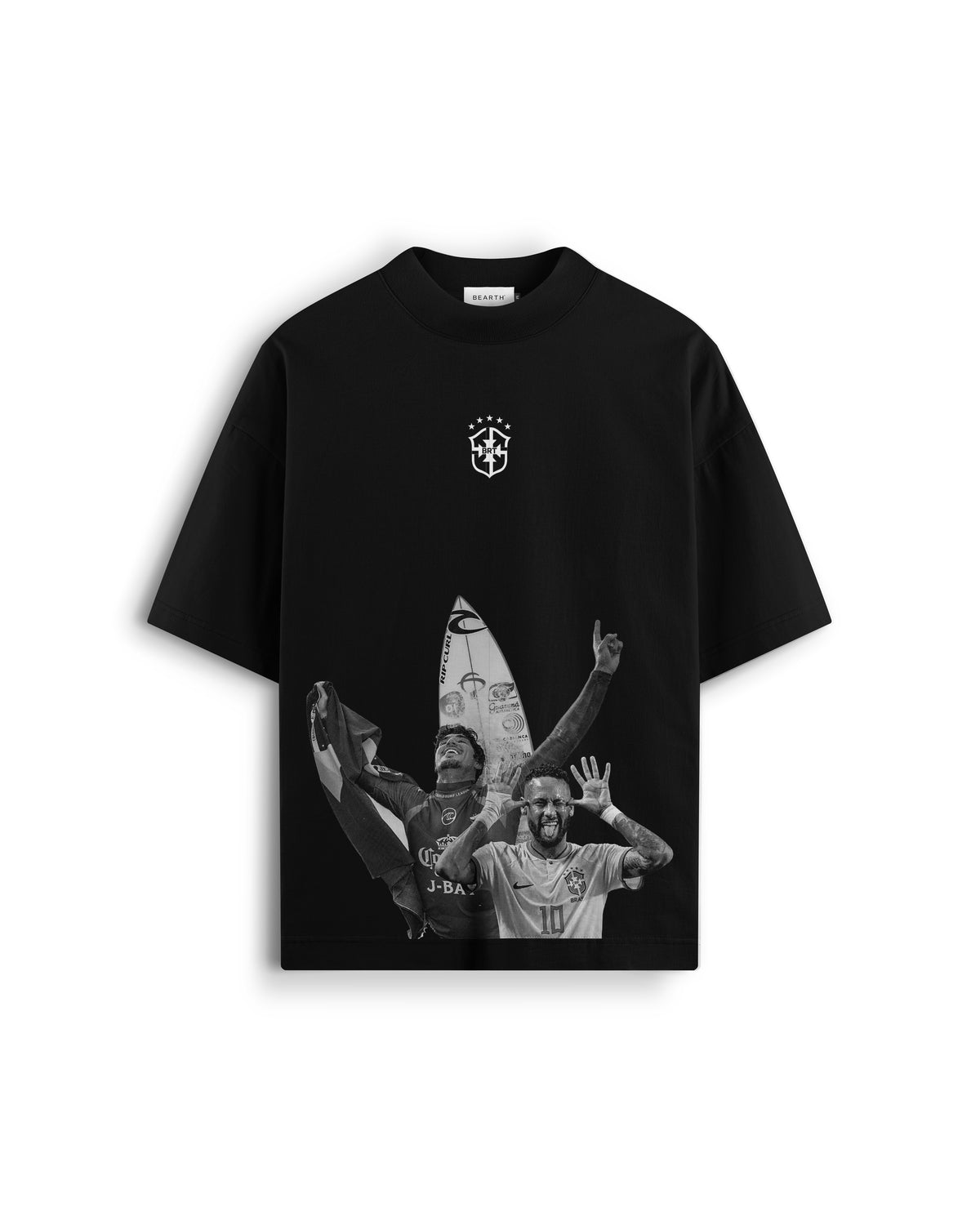 OVERSIZED DUPLA BRASILIDADE — Preto — frente