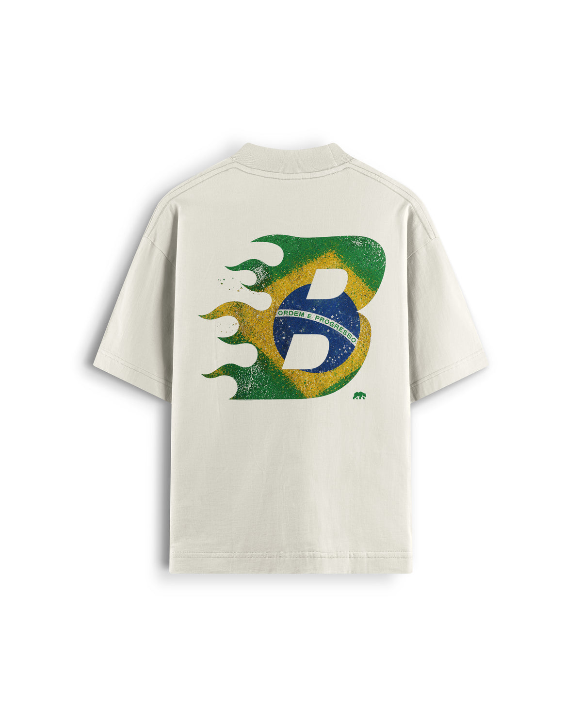 OVERSIZED FOGO BRASILEIRO — Off White — costas