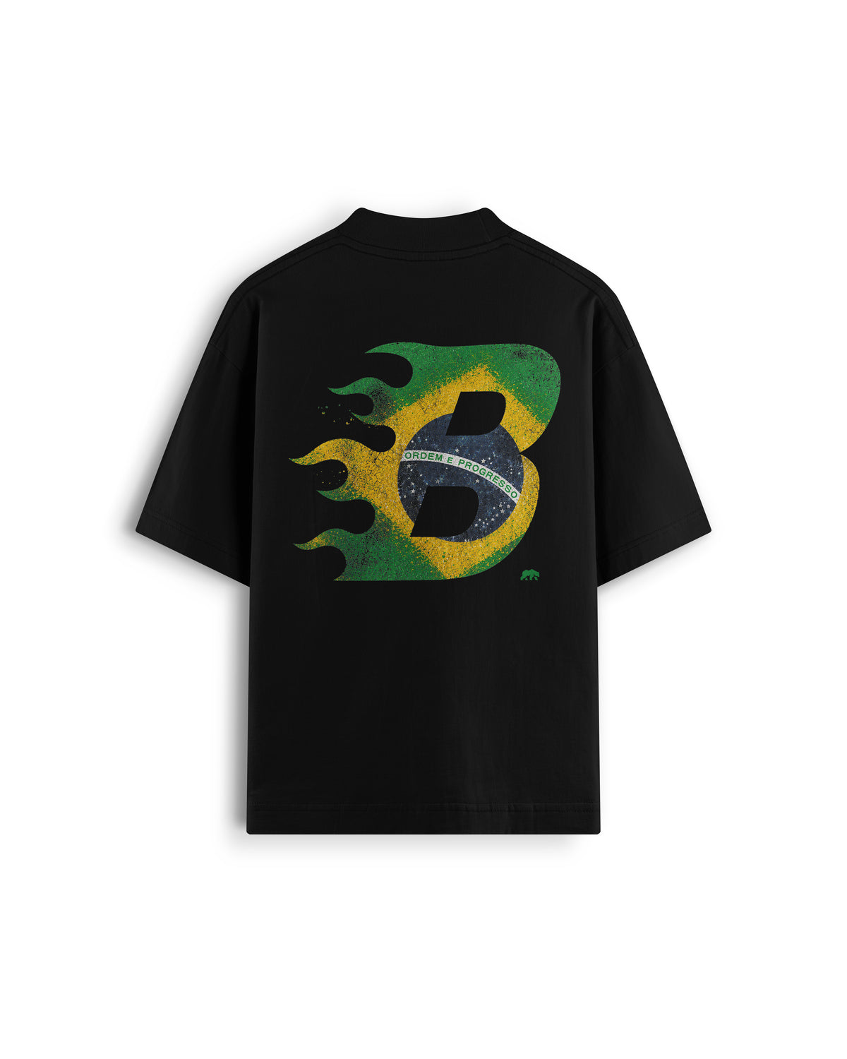 OVERSIZED FOGO BRASILEIRO — Preto — costas