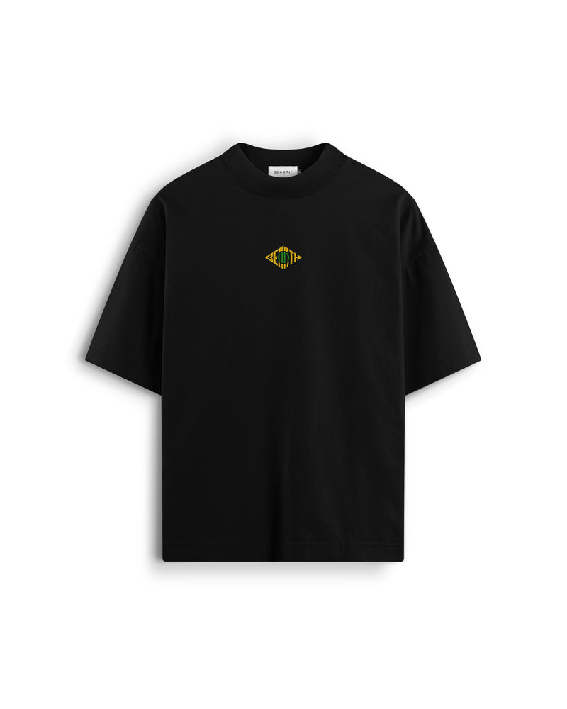 OVERSIZED FOGO BRASILEIRO — Preto — frente