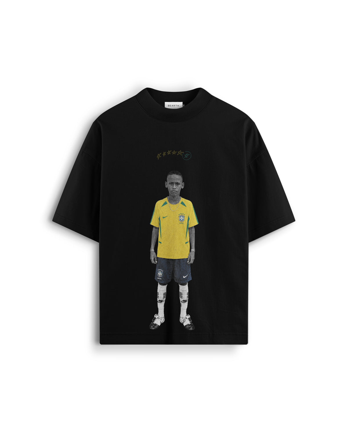 OVERSIZED MENINO DA VILA — Preto — frente
