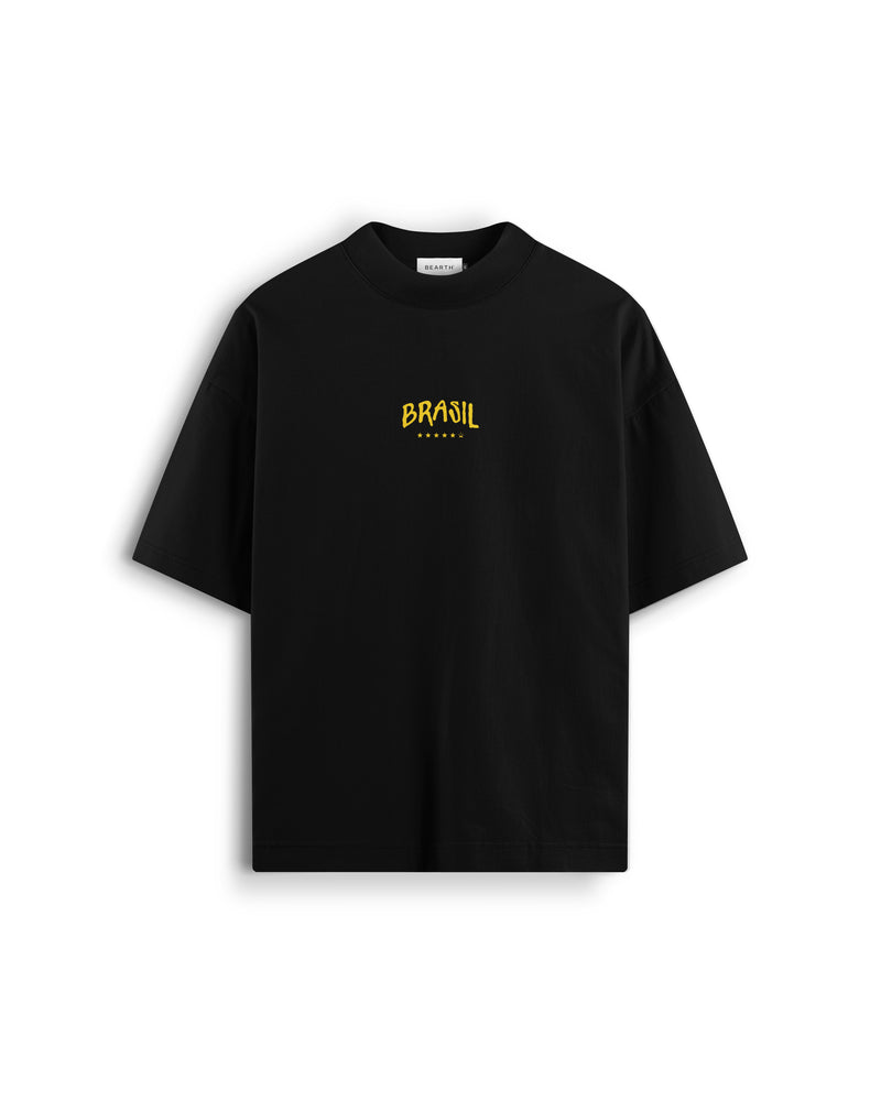 OVERSIZED NEY X BEARTH — Preto — frente